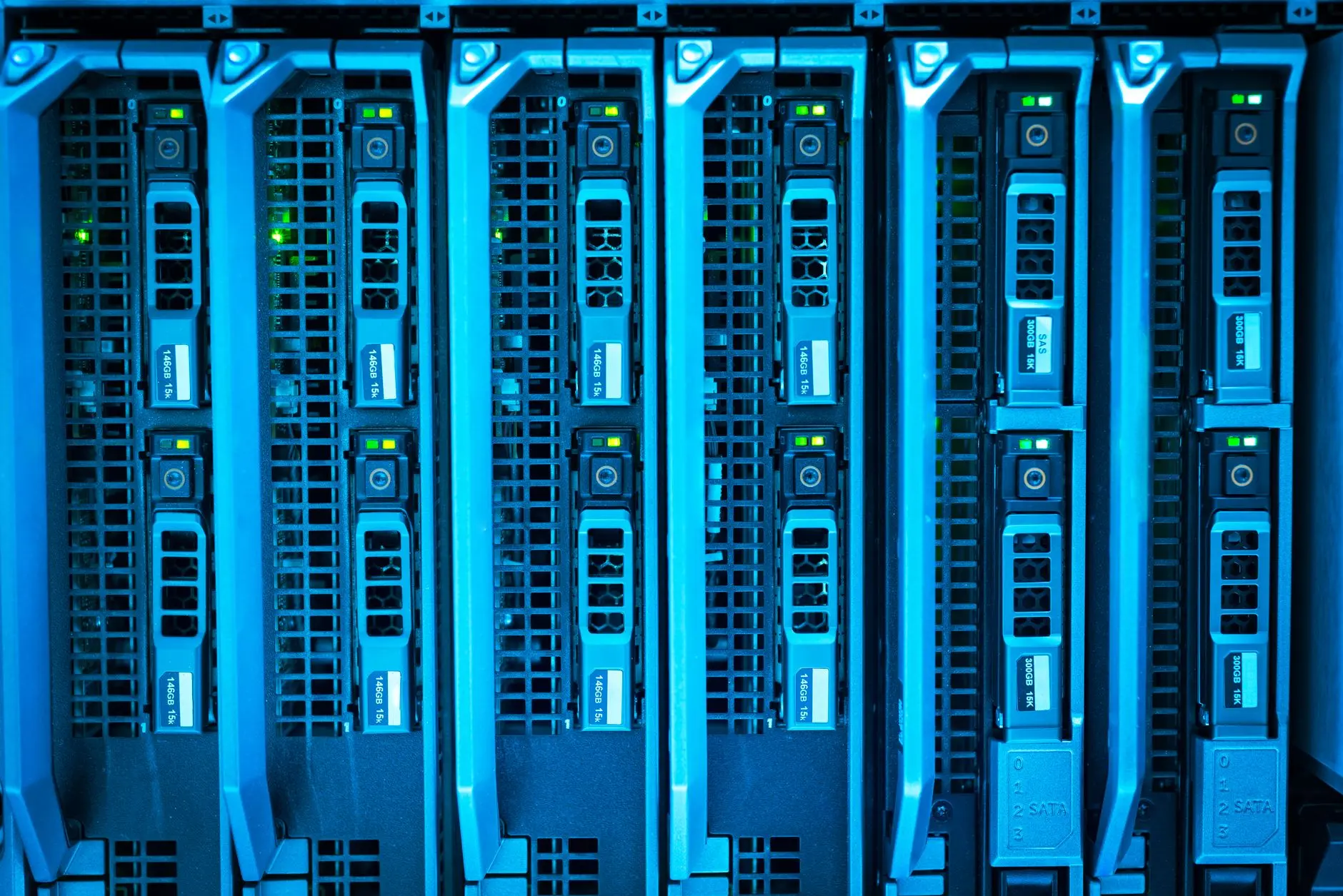 Servidor de armazenamento representando backup de dados em nuvem